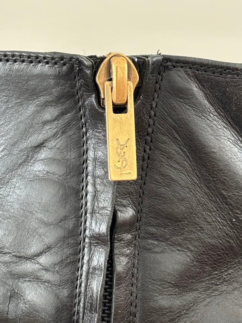 靴 Yves Saint Laurent JONNY65 ZIP BOOTS