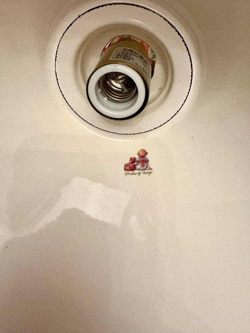 ◆希少レア◆新品未使用♡マニー♡プチメゾン ホーローシェード　コードペンダント付