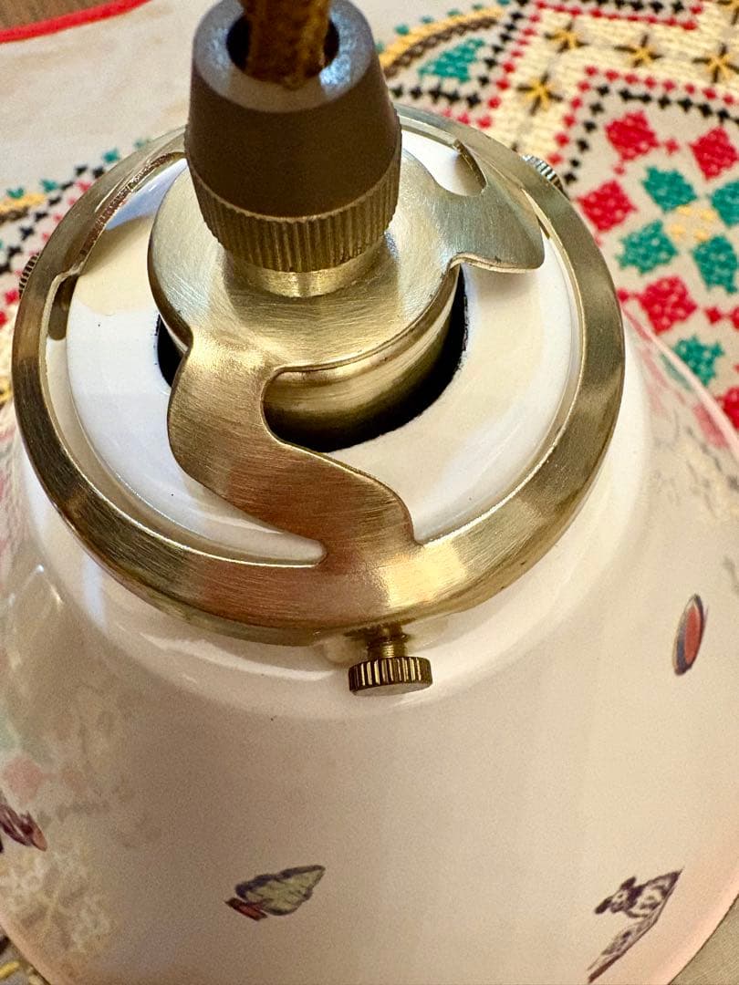 ◆希少レア◆新品未使用♡マニー♡プチメゾン ホーローシェード　コードペンダント付