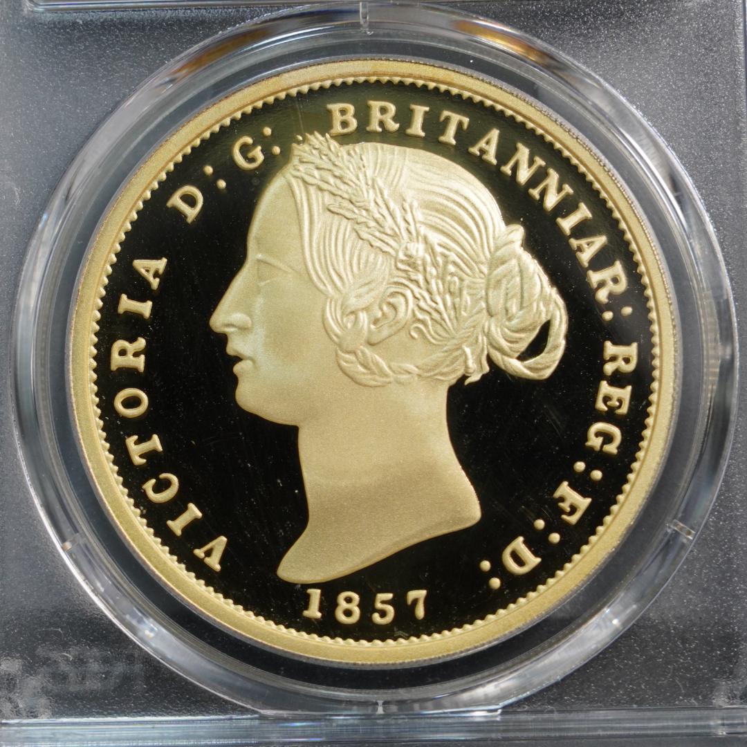 激レア2007 エリザベス ヴィクトリア ソブリン 銀貨 ギルト PCGS