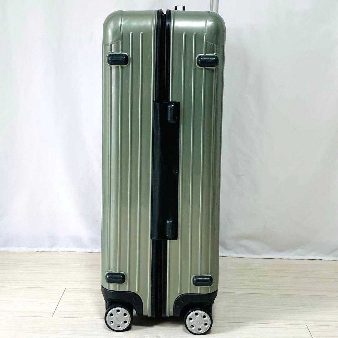 超希少❗️　リモワ　エバー航空限定モデル　サルサデラックス　82L 4輪　グリーン