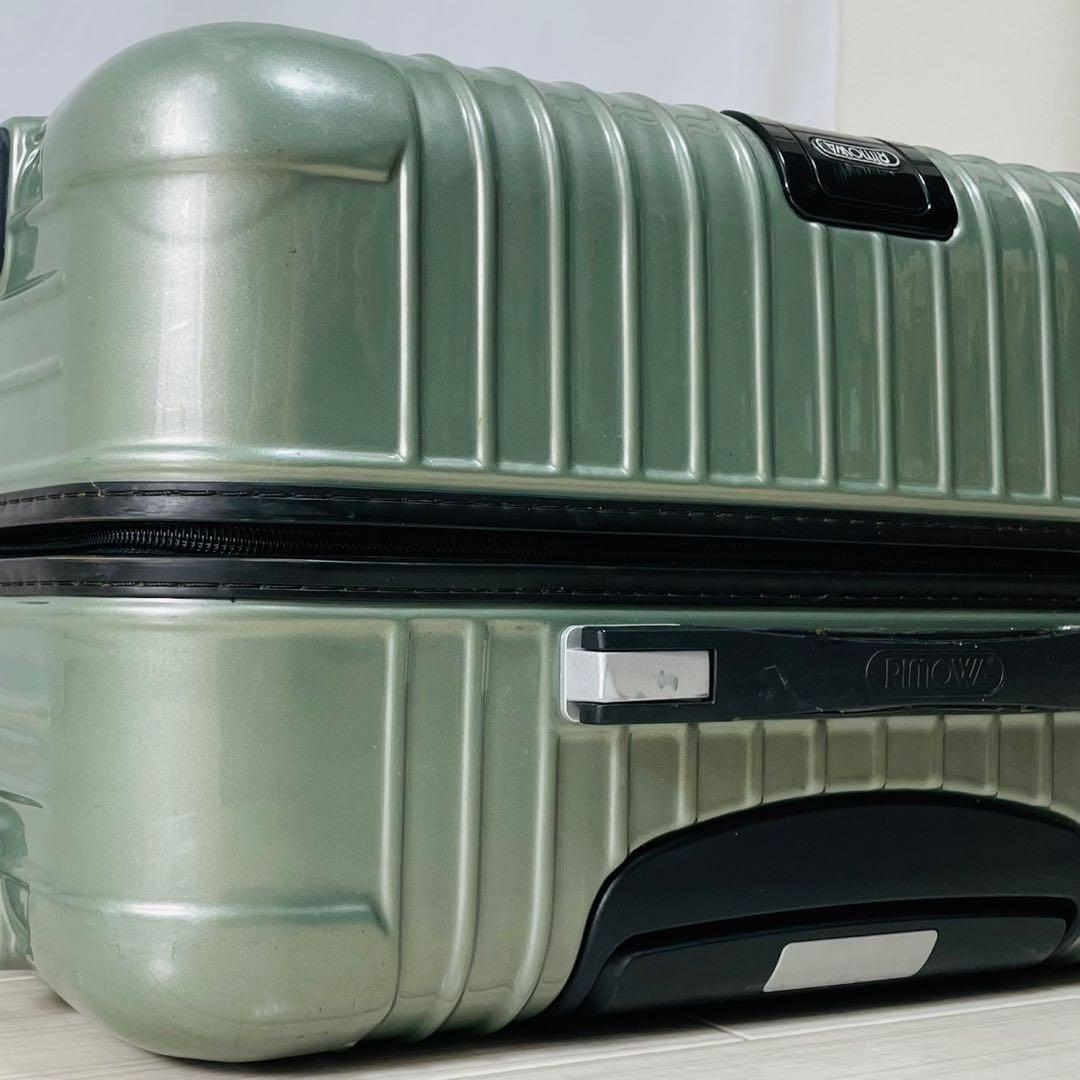 超希少❗️　リモワ　エバー航空限定モデル　サルサデラックス　82L 4輪　グリーン