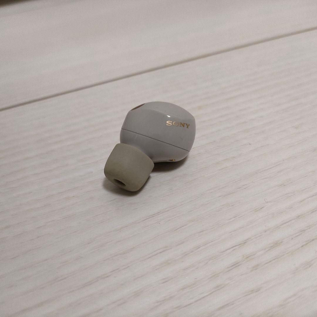 SONY WF-1000XM5　右耳 (R )　プラチナシルバー　イヤーピース付