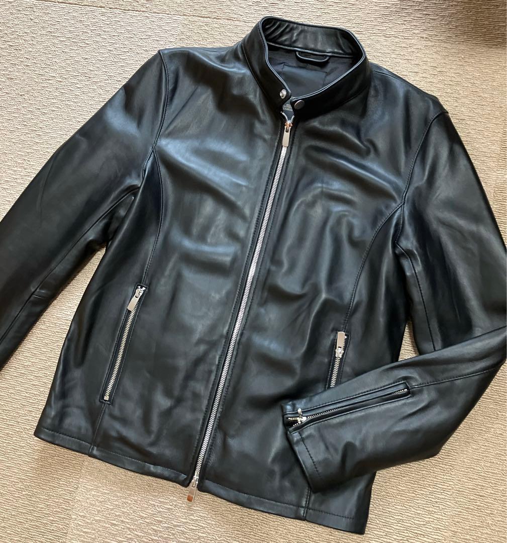 【美品】JACKROSE ジャックローズ ライダース シングル ブラック 黒