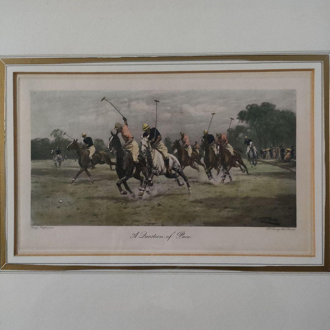 G. Wrightジョージライト 銅版画『A Question of Pace』