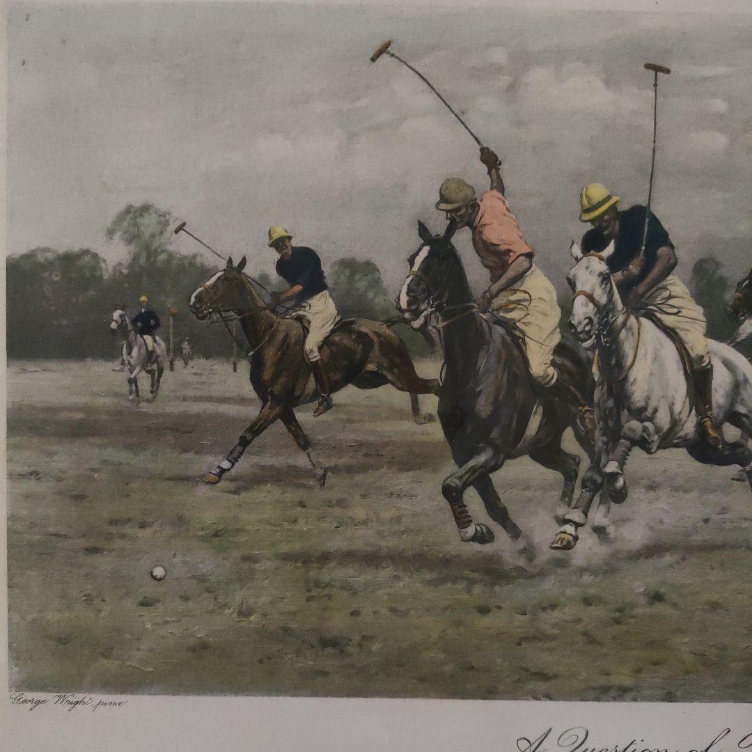 G. Wrightジョージライト 銅版画『A Question of Pace』