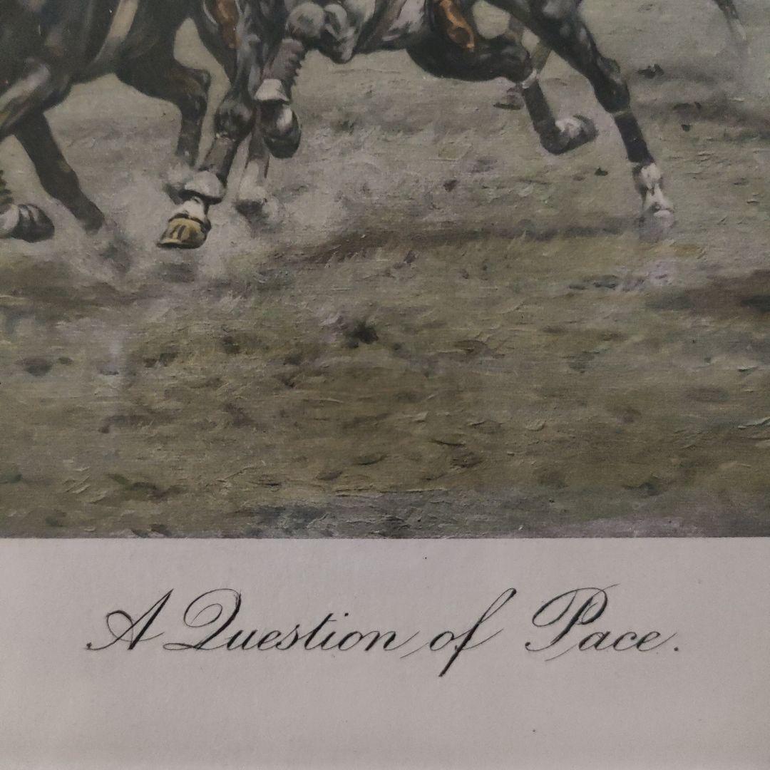 G. Wrightジョージライト 銅版画『A Question of Pace』
