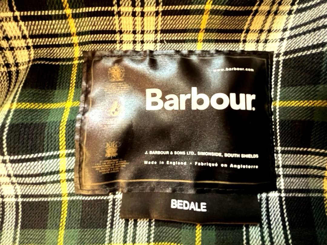 Barbour BEDALビデイル 34 英国製 3ワラント