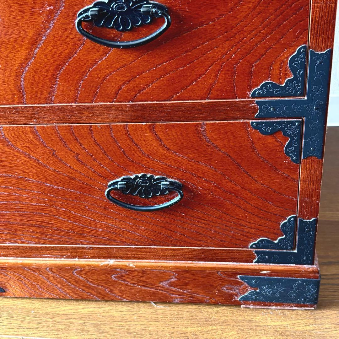 【希少】福島民芸 民芸家具　箪笥　和箪笥　整理タンス　アンティーク　けやき