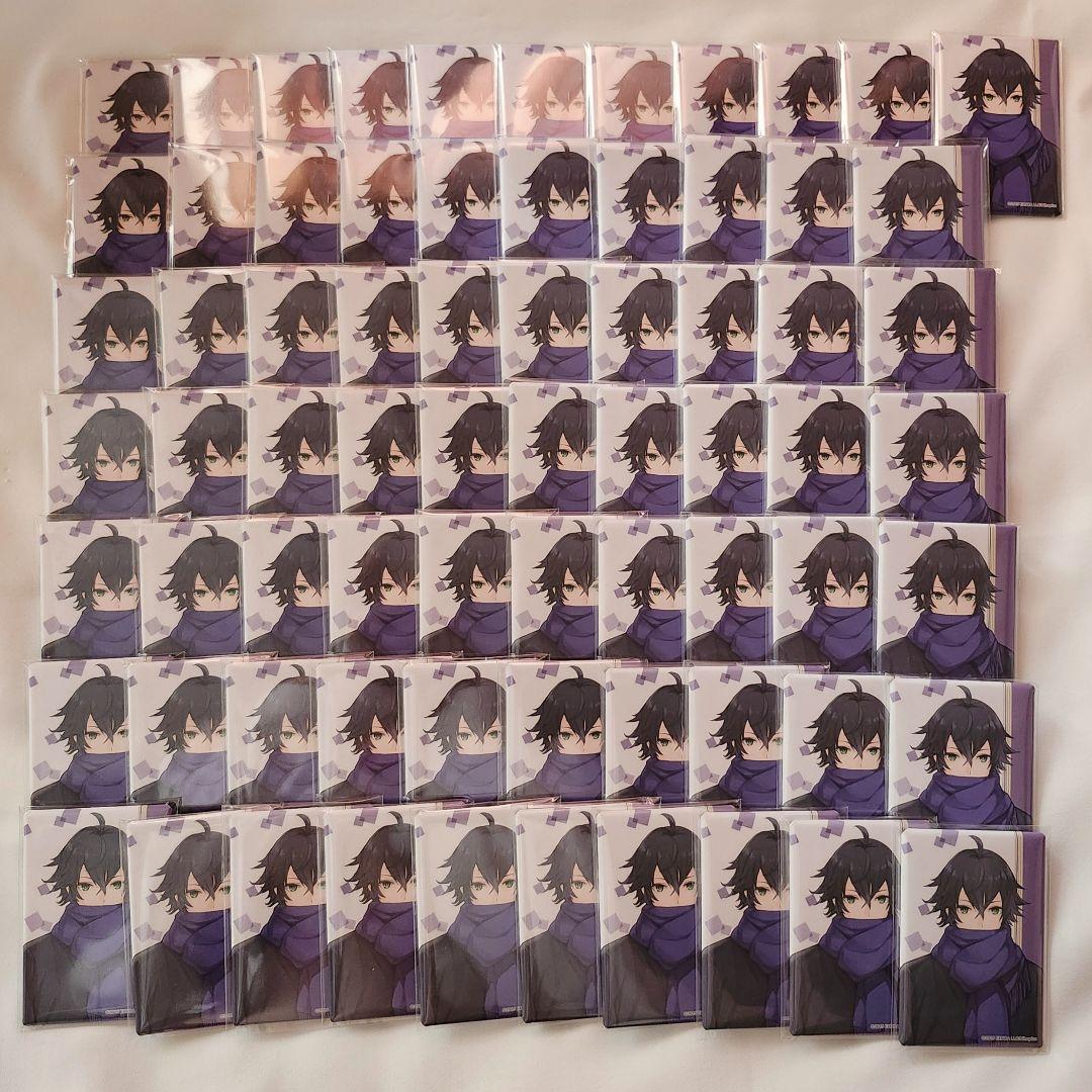 刀剣乱舞 とうらぶ 水心子正秀 軽装 スクエア缶バッジ