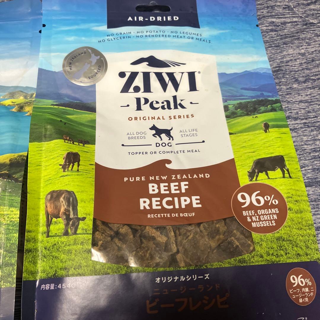 ZIWI Peak マッカロー＆ラム・ビーフ エアドライフード 454g 2種類