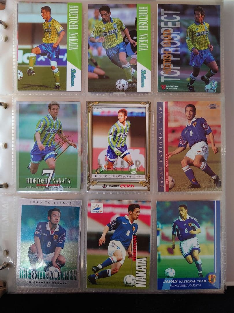 中田英寿 カード セット