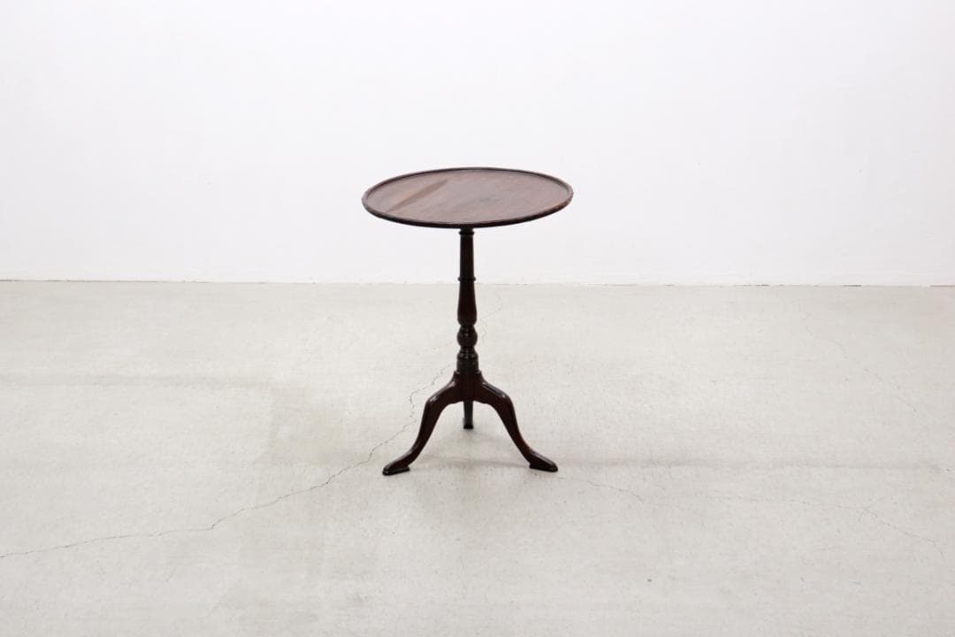 英国 イギリス ヴィンテージ クラシカル カフェテーブル サイド 跳ね上げ式