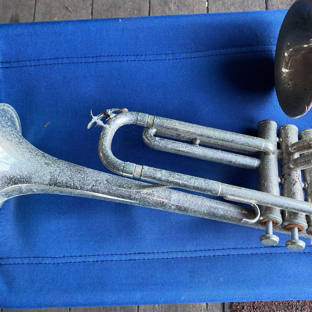 トランペット本体 2本セット 使用感あり錆、汚れジャンクパーツ取り用に2台セット