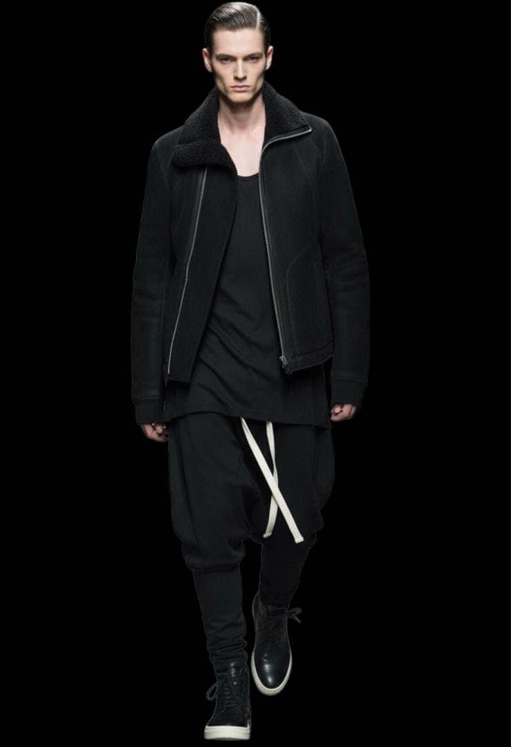 R*C様 【希少】Rick Owens シアリングジャケット PLINTH レザ