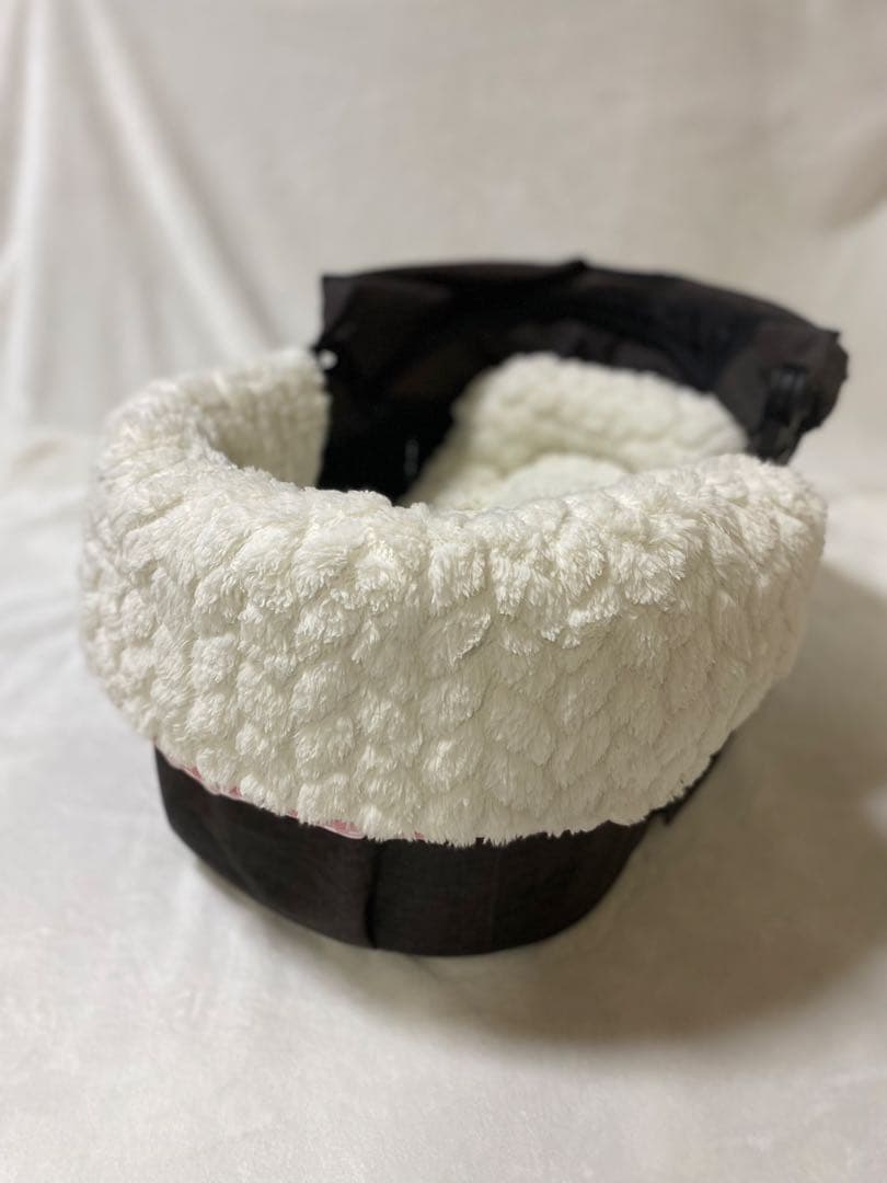 あごのせクッション　綿増量タイプ 片面ボア　中敷クッションセット