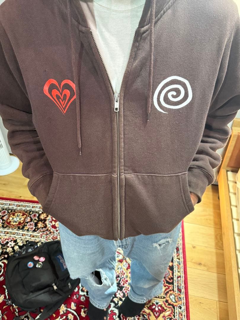 ナ*ン様 SOL soonerorlater Zip Hoodie Brown