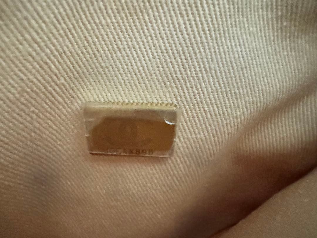 シャネル　CHANEL ドーヴィル チェーンショルダーバッグ ラフィア系天然素材