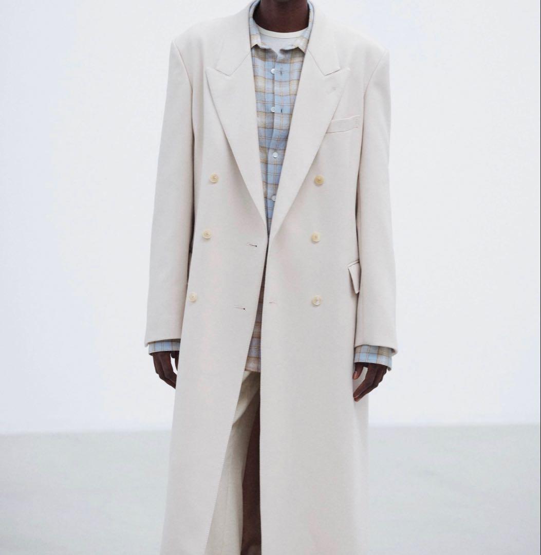 オーラリー25AW LIGHT MELTON CHESTERFIELD COAT