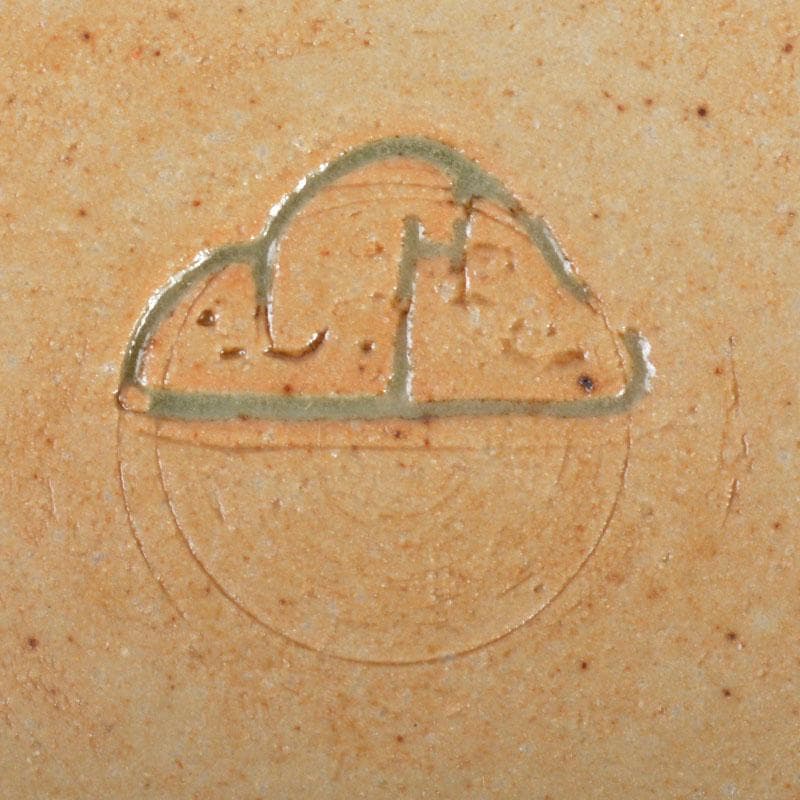 板谷波山　青磁　香炉　壷　桐箱入り　M　R4650B