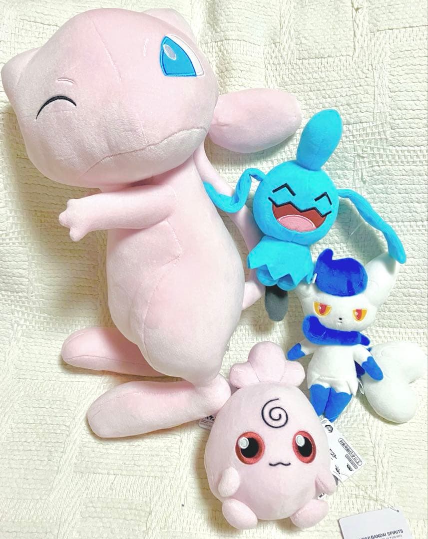 ポケモン6種(ニャオニクス、ププリン、ソーナノ、ミュウ、ラプラス、ルカリオ)