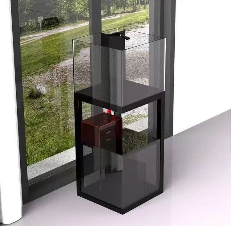 新品水槽オーバーフロー水槽45x45x38高さ80cmアクアリウム水槽引取可能