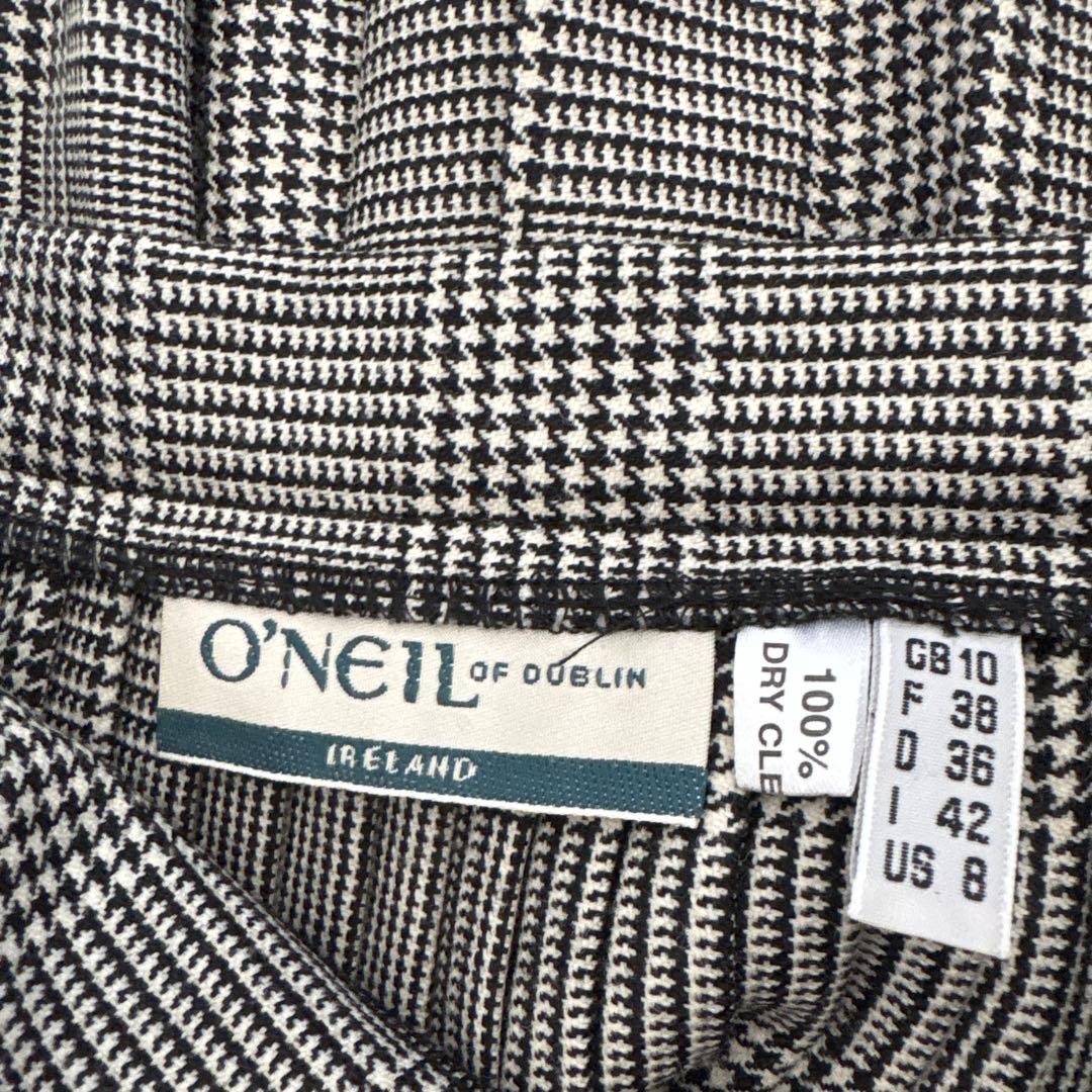 O'NEIL OF DUBLIN チェック柄 プリーツスカート