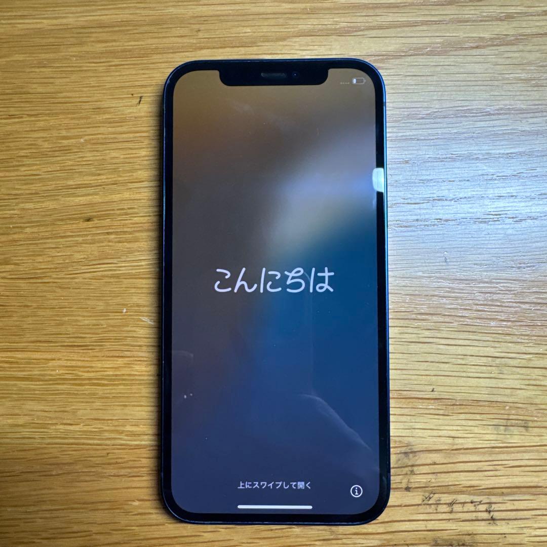 【美品】【SIMフリー】Apple iPhone 12 64GB Blue