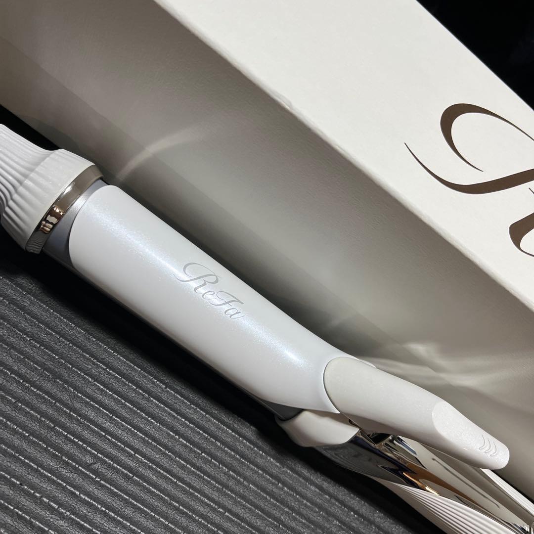 【美品】リファ　カールアイロン　32mm ホワイト　コテ