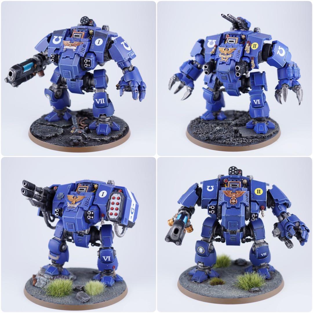 ウルトラマリーン ドレッドノート4体 完成品