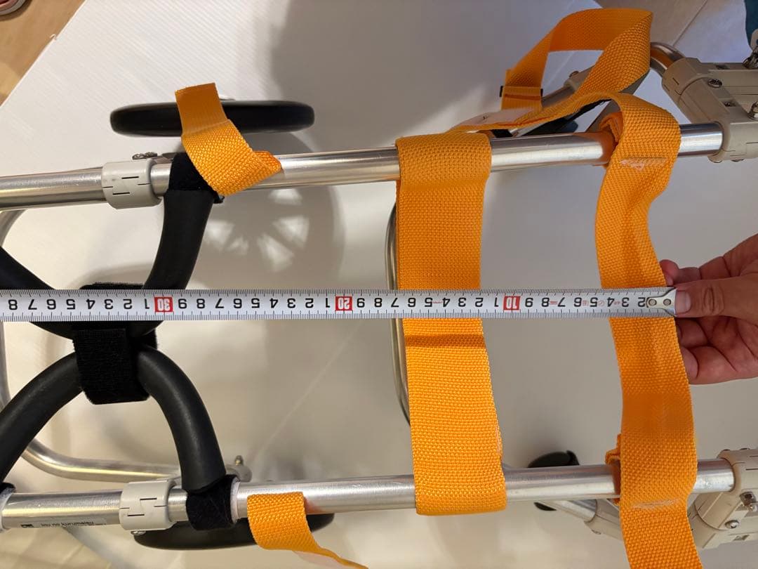 中型犬用車椅子４輪車　あご乗せ付き