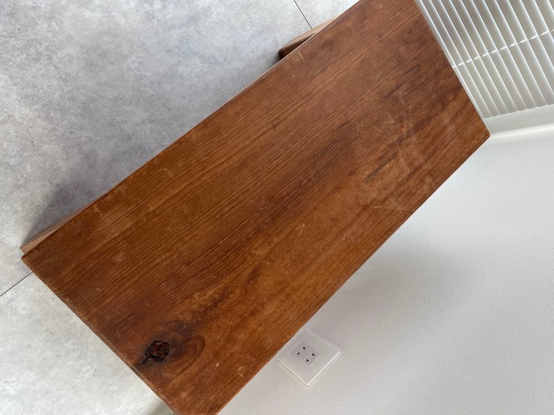 無垢材　スツール　ベンチ　手作り