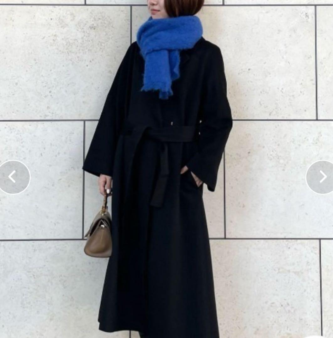 【新品】アルアバイル EZCARAY モヘアマフラー ブルー 青