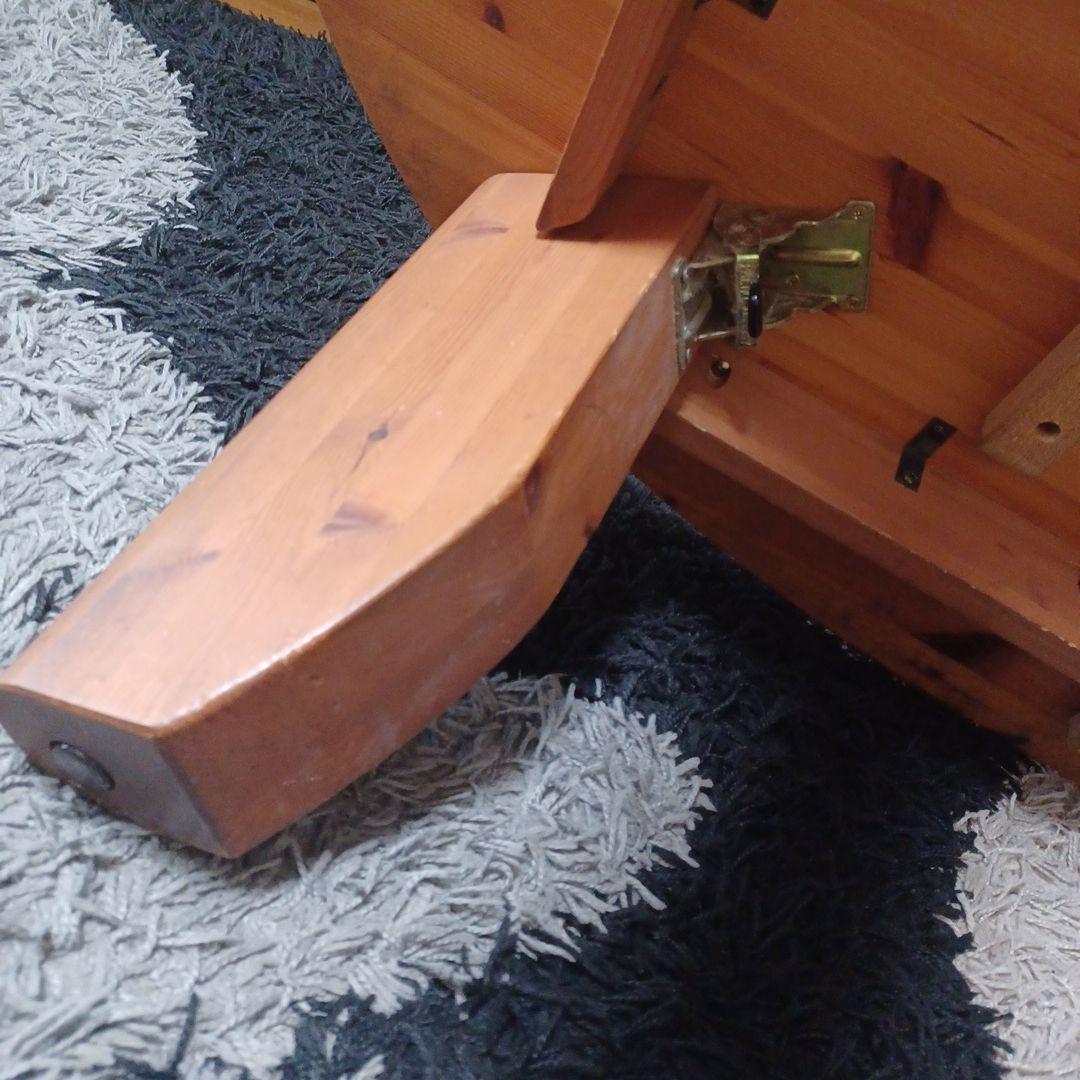 木製楕円形座卓 1200x800x350mm