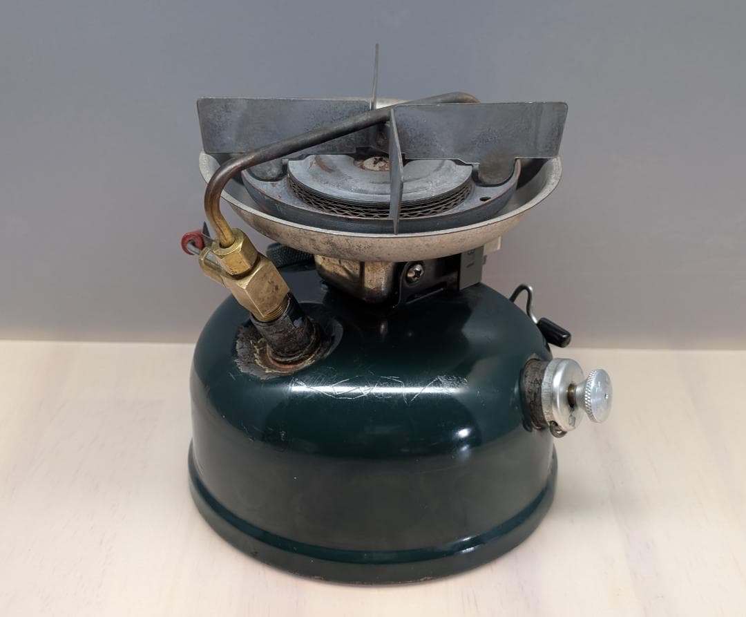 【分解メンテ済】 希少品 コールマン 508ストーブ２レバー 88年 12月