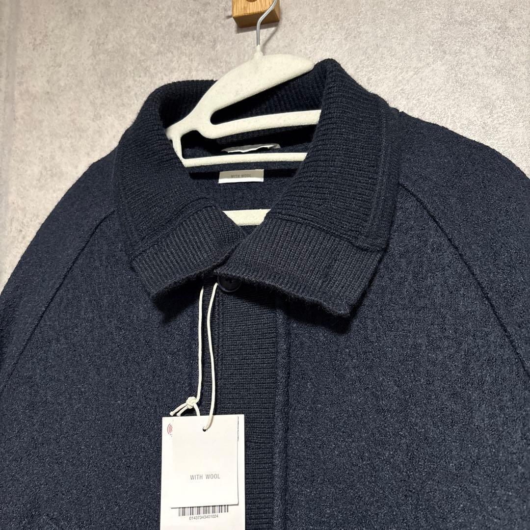 zara ザラ　リブ襟切り替えジャケット S