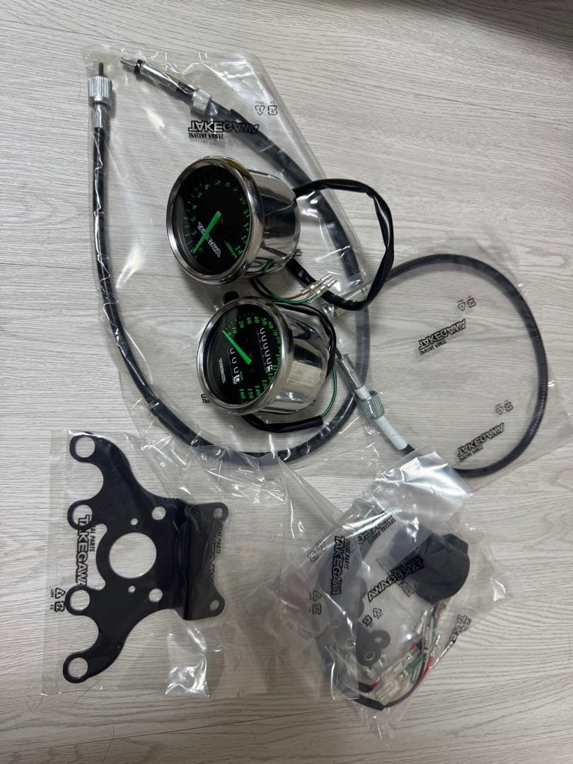 【新品未使用】スペシャルパーツタケガワ　スピードメーター&タコメーター