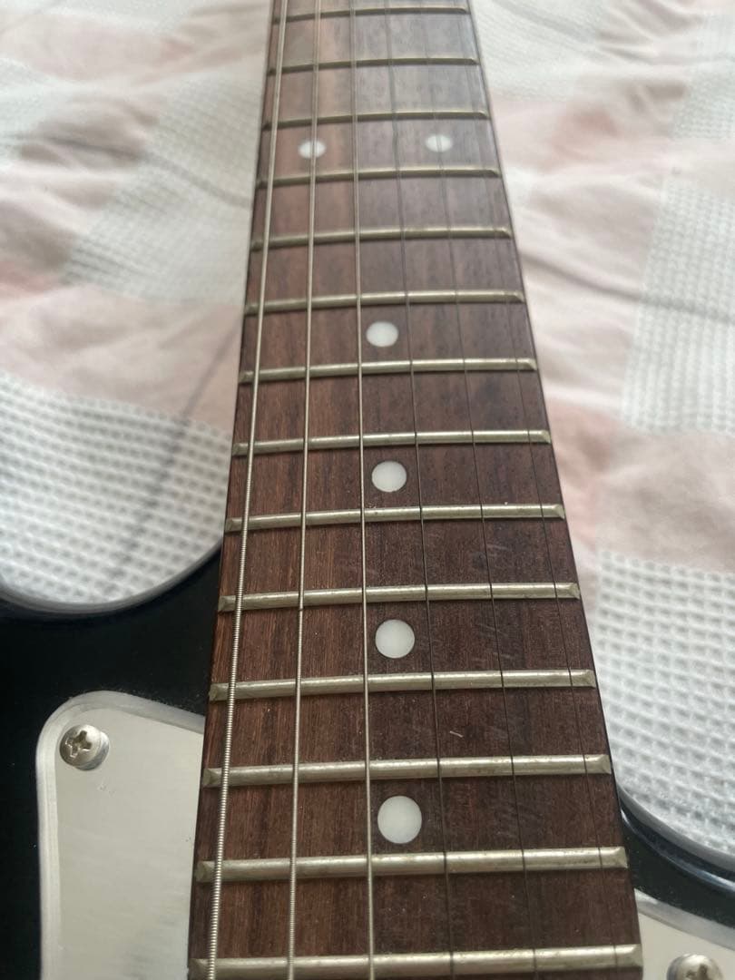 Mavis ストラトキャスター ブラック 黒 ミラーピックガード 初心者用！