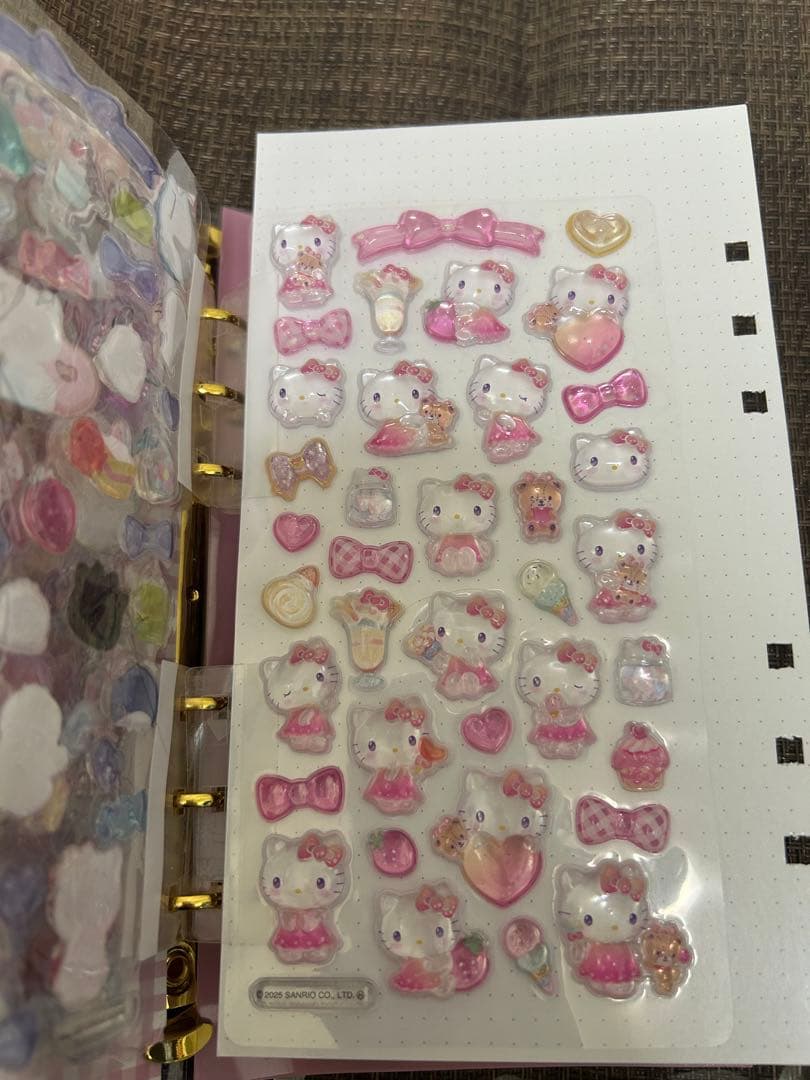 シール帳完成品　シール新品未使用品セット