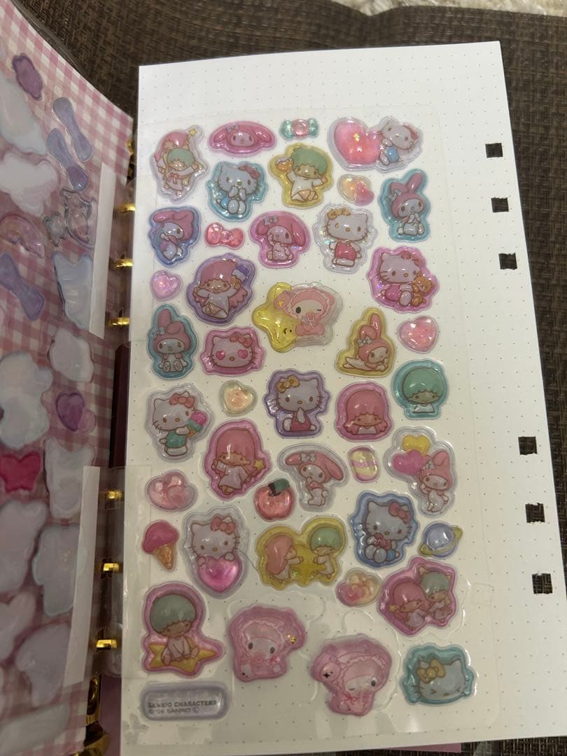 シール帳完成品　シール新品未使用品セット