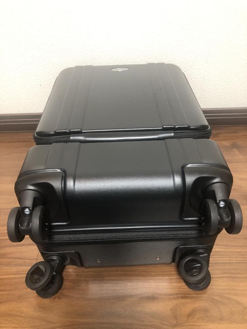 ゼロハリバートン ポリカーボネート キャリーケース 前開き 機内持込 ブラック