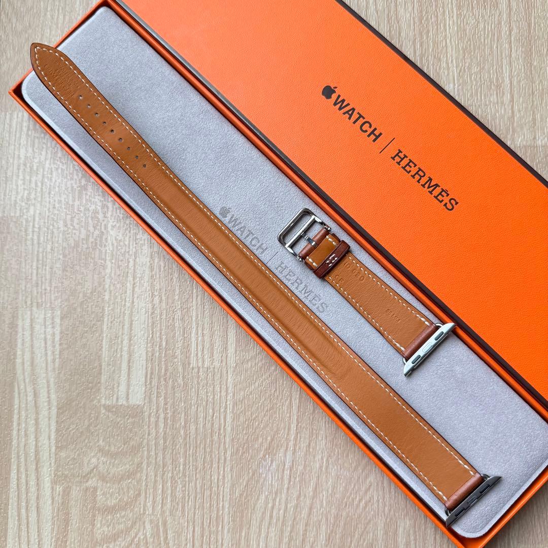 2399 美品　Apple Watch エルメス　ブラウン　ドゥブルトゥール