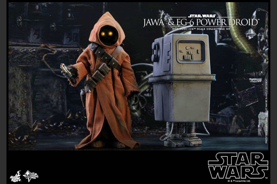ホットトイズ/スター・ウォーズ ジャワ & EG-6パワードロイド セット