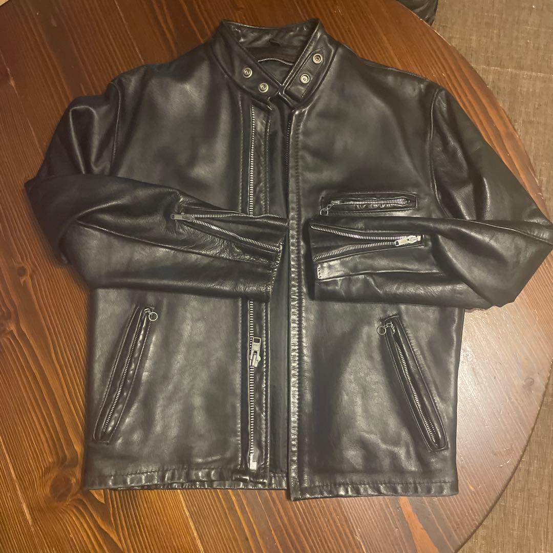 Schottシングルライダースジャケット