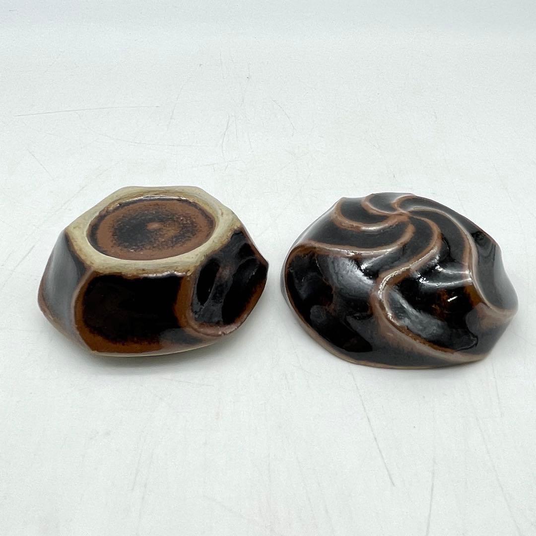 福光焼　河本賢治　香合　茶道具