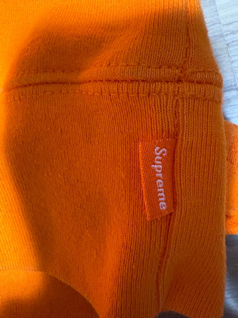 SUPREME オレンジ パーカー フーディー