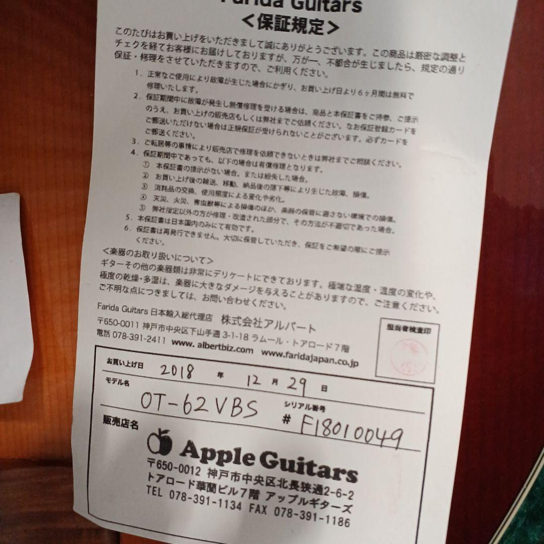 Farida アコースティックギター グラデーション