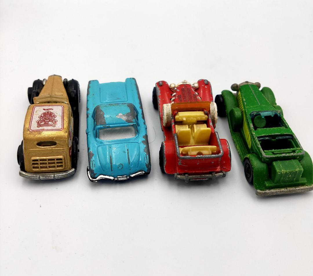 4個ｘまとめてアンティーククラシック ミニカー ダイキャスト AF0026