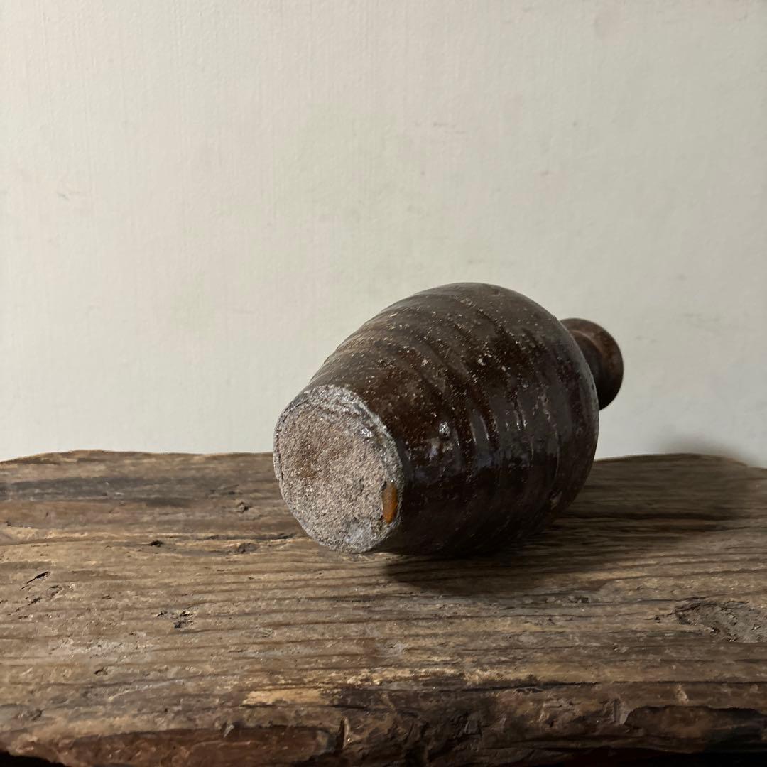 能野焼　花器　徳利　種子島焼　江戸時代　古道具　骨董　古民芸　検;白洲正子　李朝