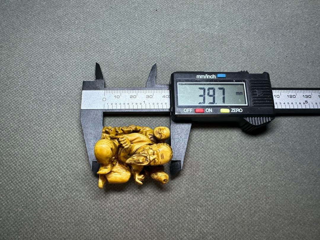 極上　江户　根付　オナガドリ　古美術品　 置物　細密細工　骨董　アンティーク